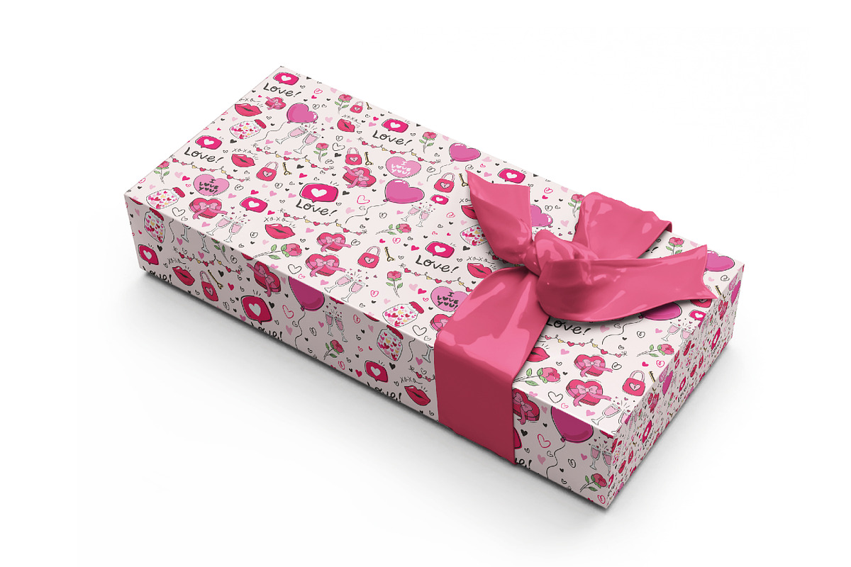 Love Pattern - Vector EPS, a Pattern Graphic by rix_designs (Photo 3 of 10)