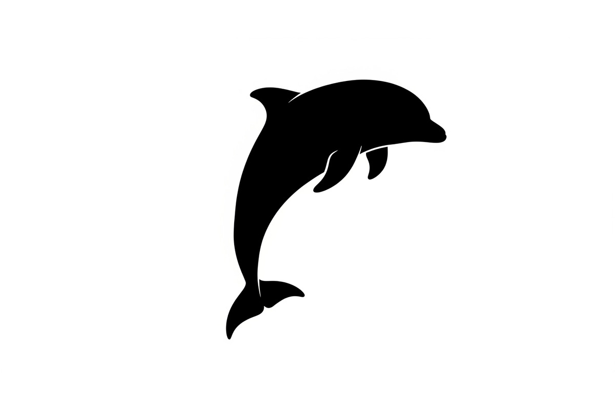 Dolphin Jumping Silhouette Vector, an Illustration by Designs_River (Photo 41 of 51)