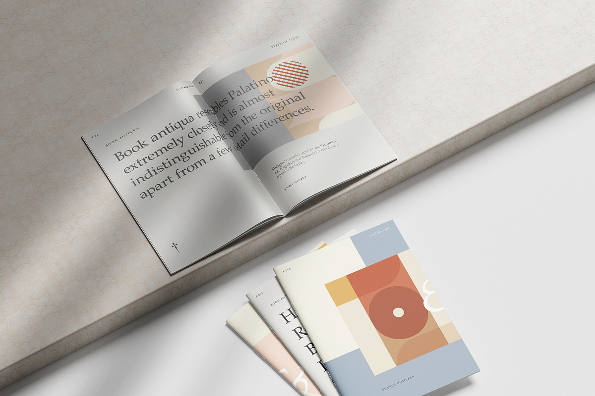 Mockup Book catalogue, a Branding & Logo Template by Minimalist Logos (Photo 2 of 7)