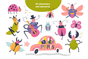 Bugs. Graphic clip art, an Object Graphic by Maru_art (Thumbnail 2 of 11)
