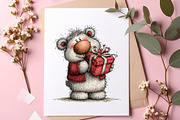 Whimsical valentines day clipart, an Illustration by SinaCreation (Thumbnail 9 of 11)