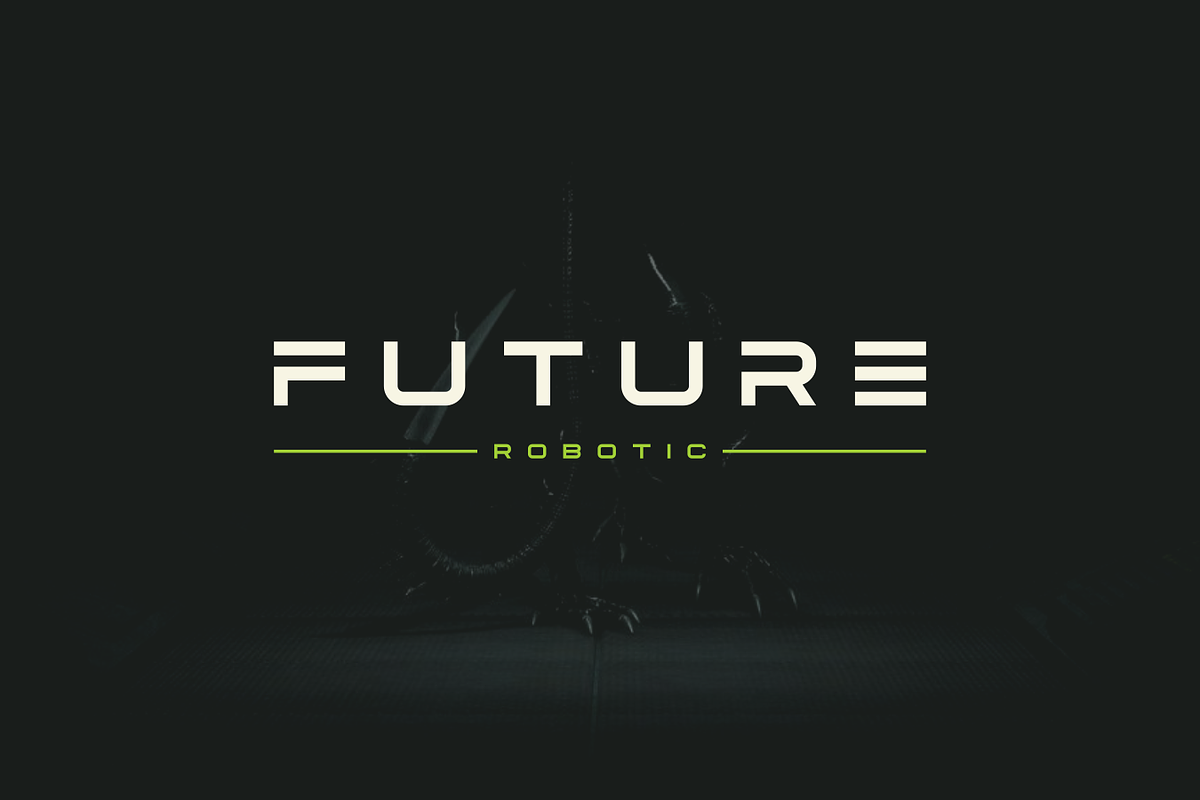 Punoer - Modern Futuristic Typeface, a Sans Serif Font by Letterna (Photo 2 of 4)