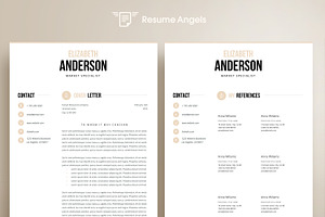 Resume Template 4 Page Anderson