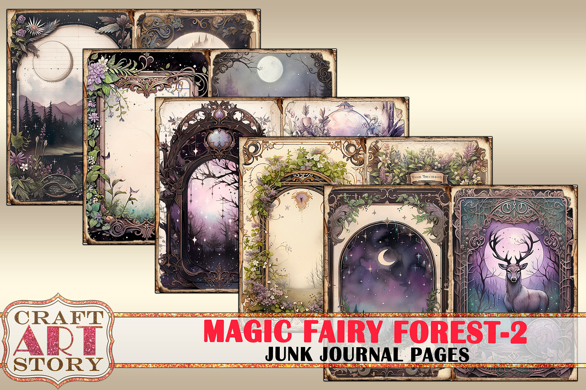 Magic fairy forest-2 Junk Journal, an Animal Illustration by CraftArtStory (Photo 5 of 6)