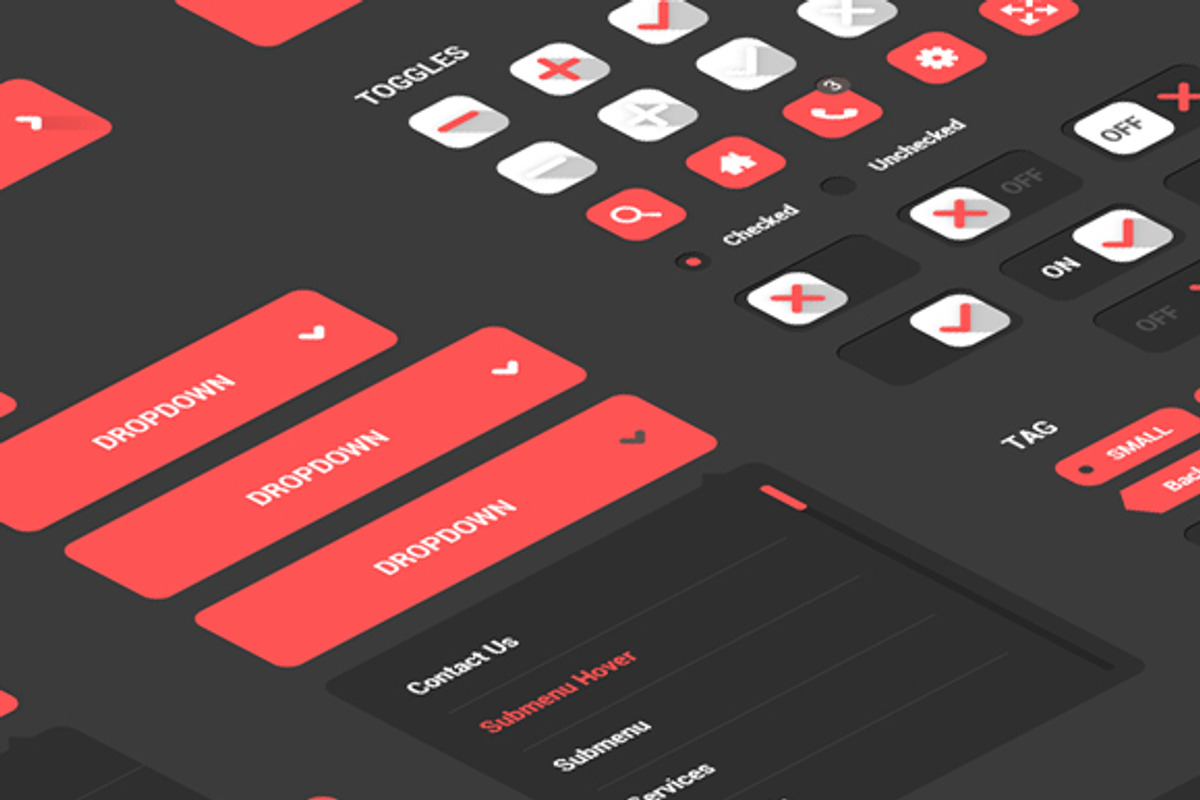 Bootstrap 3.0 Awesome Flat Ui Kit, a Bootstrap Template by IB (Photo 4 of 5)