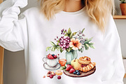 Cottagecore Breakfast Clipart Set, an Illustration by designcity5 (Thumbnail 4 of 5)