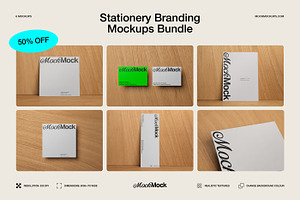Branding Mockups Stationery Set