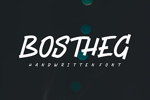 Bostheg - Font