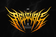 Megavolts | Black Metal Font, a Blackletter Font by Denustudios (Thumbnail 5 of 12)