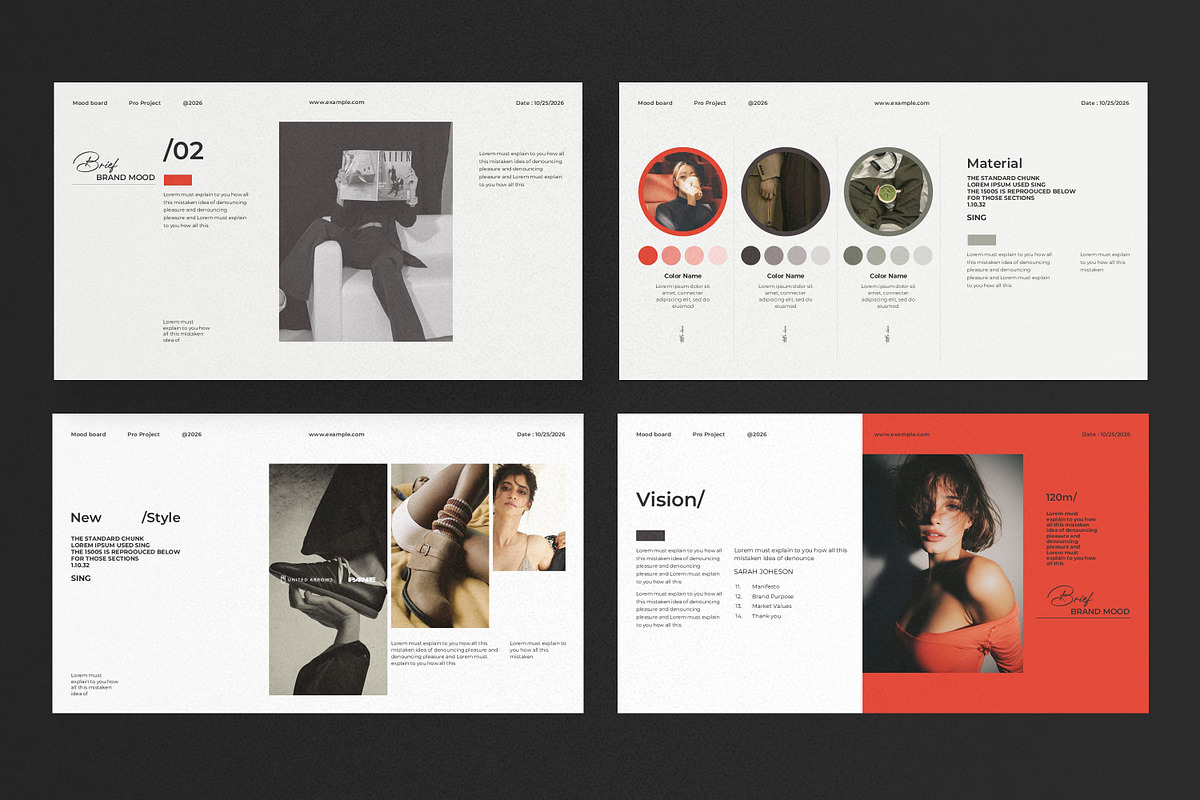 Brand  /  Mood And Brief, a Presentation Template by Aura Agency (Photo 3 of 10)