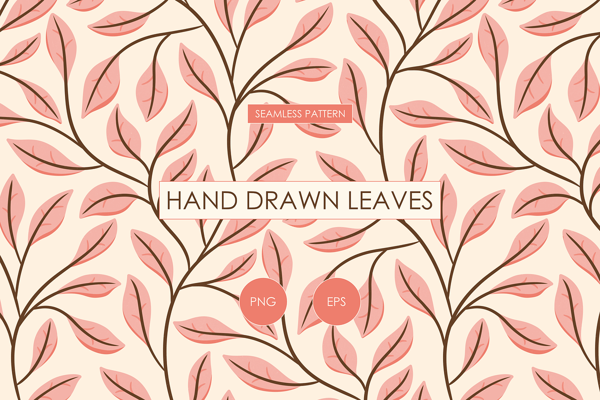 Climbing Leaves Seamless Pattern, a Pattern Graphic by HonestiesPrintS (Photo 1 of 4)