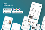 Jurivo Legal Consultation Mobile App, an App Template by productype1 (Thumbnail 1 of 5)