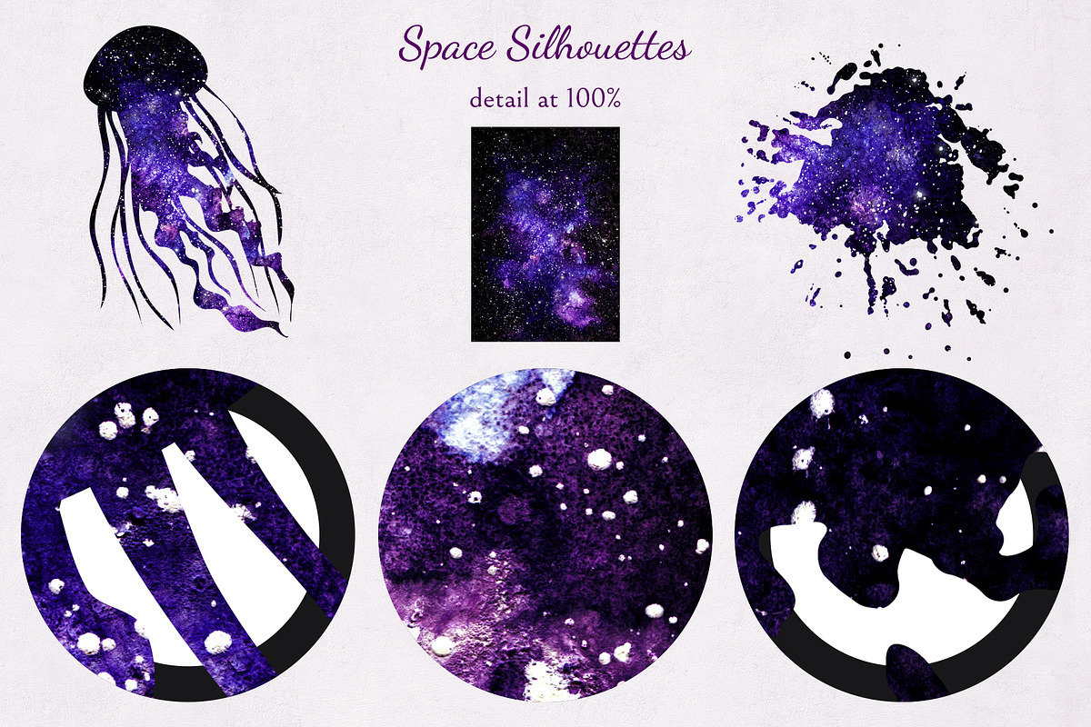 Space Silhouettes, an Animal Illustration by Salted Galaxy (Photo 8 of 8)