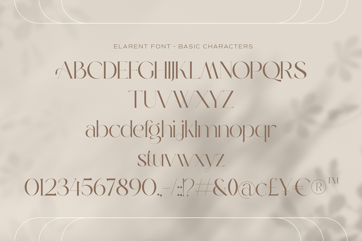 Elarent – Elegant Display Serif Font, a Serif Font by kangfont Studio (Photo 9 of 11)