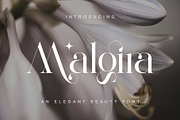 Malgira Modern Ligature Serif, a Serif Font by Alfinart (Thumbnail 1 of 9)