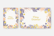Floral christmas framed cards, a Decorative Illustration by Good Studio (Thumbnail 9 of 19)