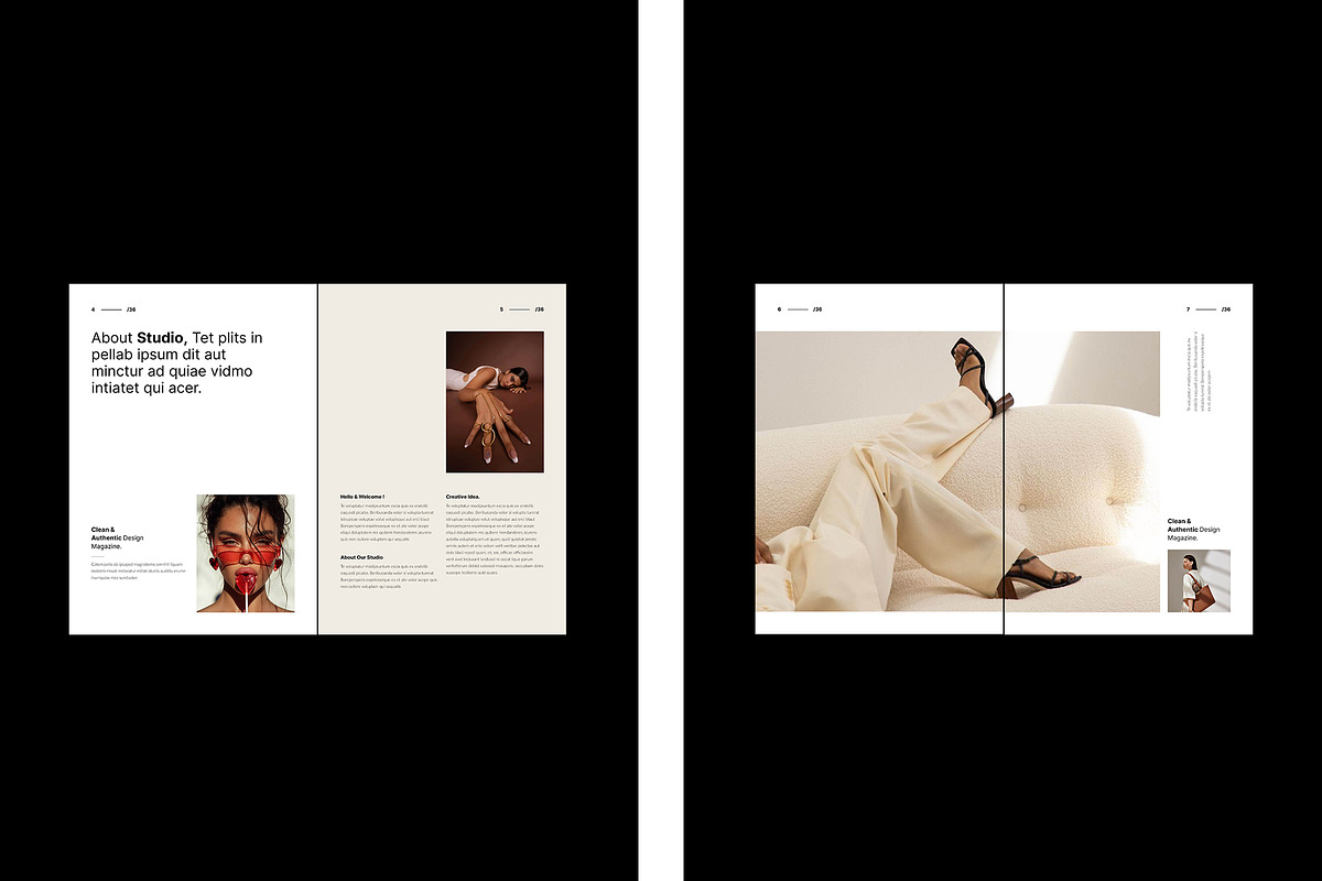 PORTFOLIO Magazine Brochure Template, a Magazine Template by TemplateFolio-Shop (Photo 5 of 18)