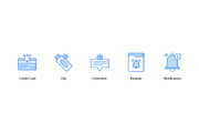 Notifications icons, an Icon by Vector Squad (Thumbnail 5 of 5)