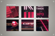 Retro Gaming Flyer Arcade Stick VHS, a Flyer Template by Storm Pixels (Thumbnail 5 of 5)