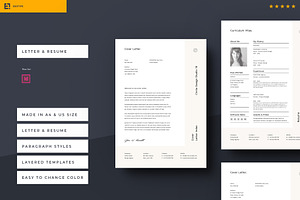 Circle Resume and Letter