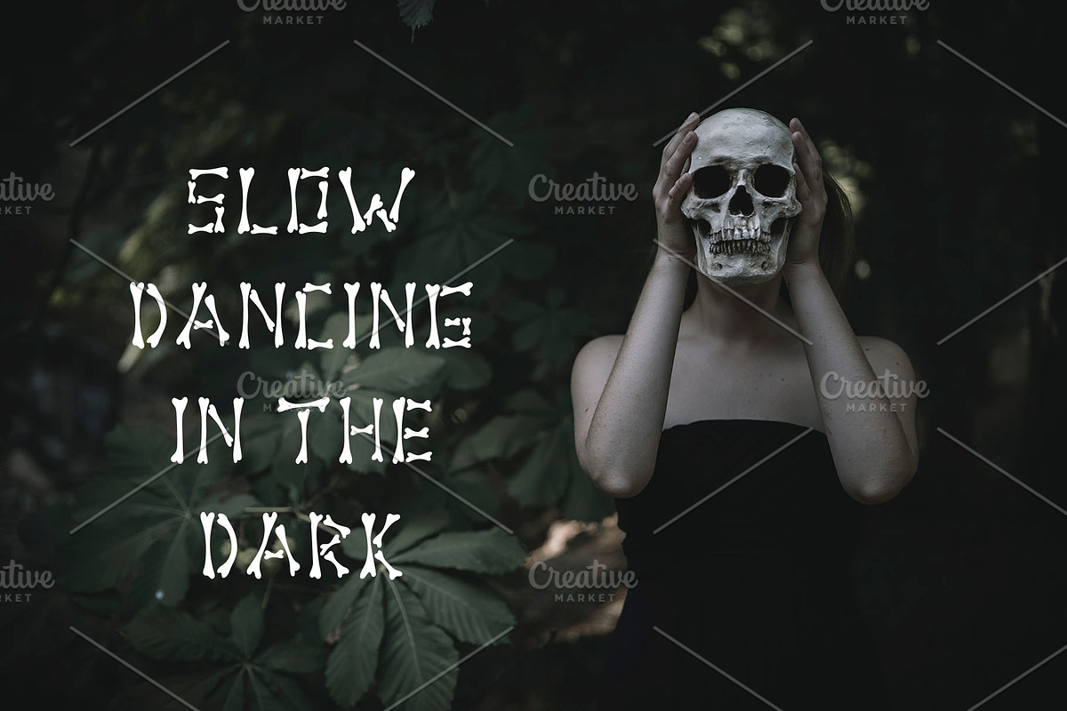 Skeleton Font and Graphics Pack preview 6