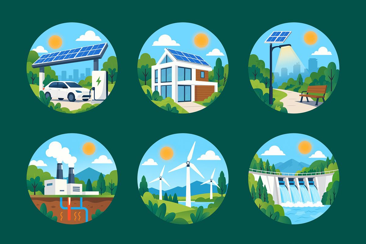 50 Sustainability Illustrations, an Education Illustration by Vectors Market (Photo 7 of 9)