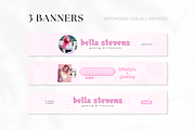 YouTube Brand Kit For Canva • Y2K, a Social Media Template by OniriqveDesigns (Thumbnail 3 of 10)