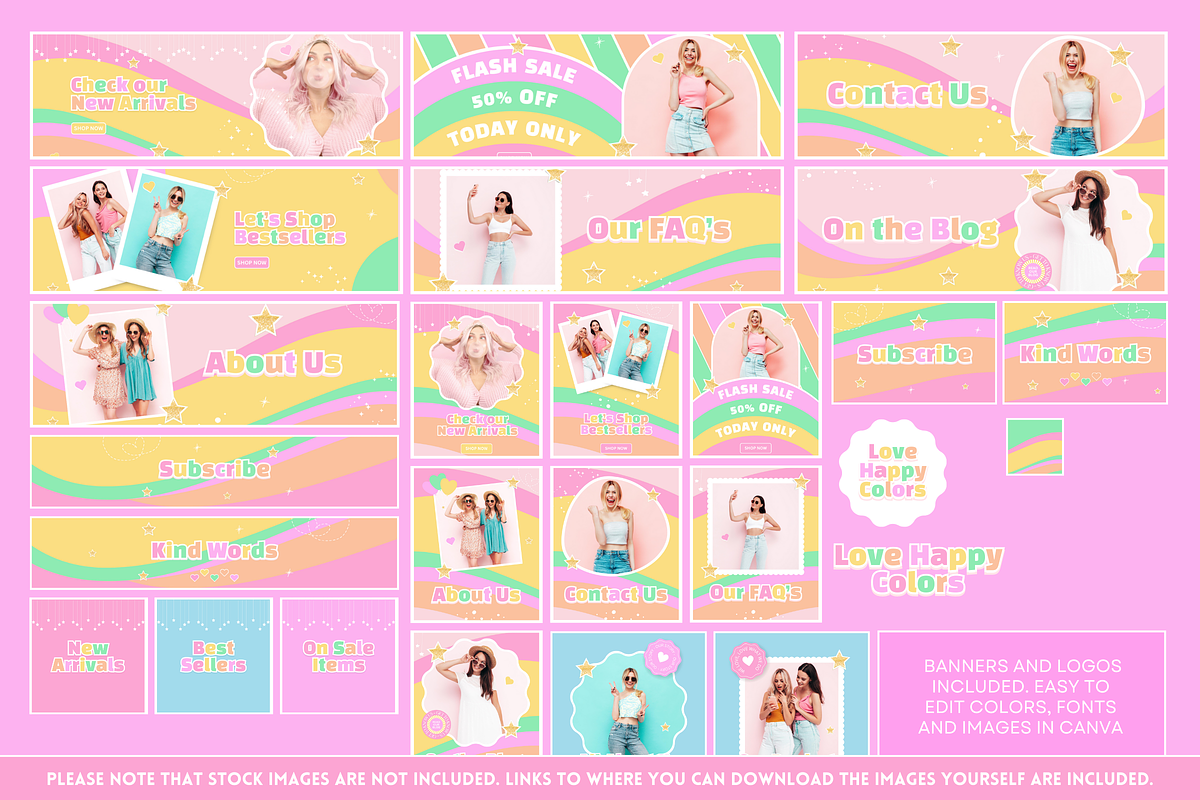 Happy Colors Shopify Theme, a Shopify Template by SunshineStudioBoutique (Photo 5 of 10)