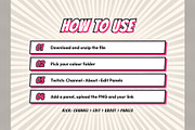 Anime Twitch & Kick Panels, an Object Graphic by Gear Store (Thumbnail 7 of 12)