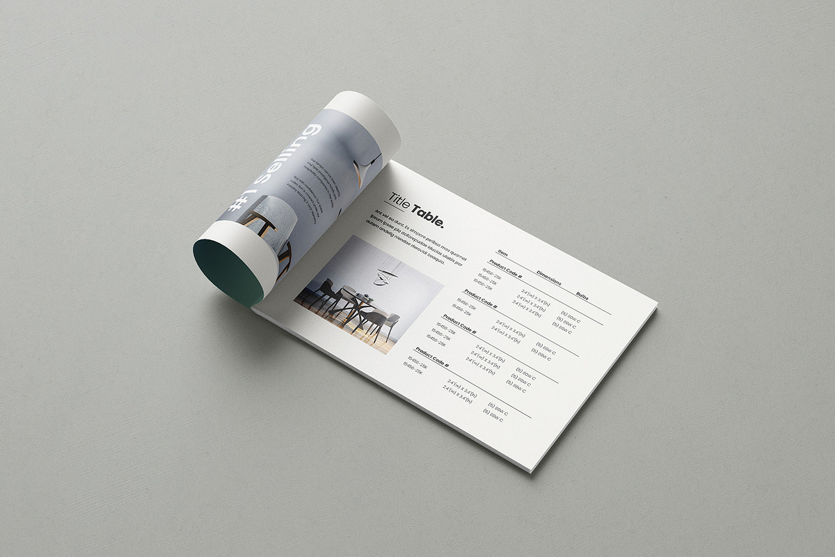Modern Catalog / Brochure Template, a Brochure Template by Creativity-Design (Photo 5 of 6)
