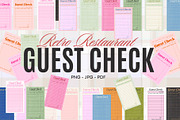Guest Check Restaurant Bundle, a Background Graphic by Factoryluv Shop (Thumbnail 1 of 9)