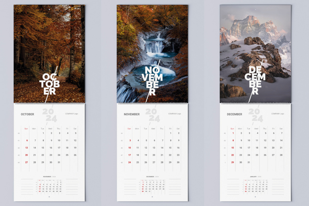 New Business Wall Calendar 2024, a Print Template by Simbos (Photo 5 of 5)