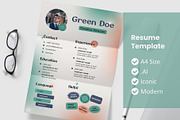 Vol.31 Style Old Resume Template, a Resume Template by rivatxfz (Thumbnail 1 of 2)