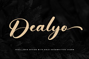 Dealyo, a Handwritten Font by Letterara (Thumbnail 1 of 14)