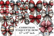 Preppy Christmas Coquette Bow, an Illustration by DreamArtGraphic (Thumbnail 1 of 5)
