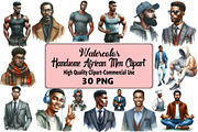 Handsome African Men Clipart, an Illustration by Daily.Designs (Thumbnail 1 of 5)