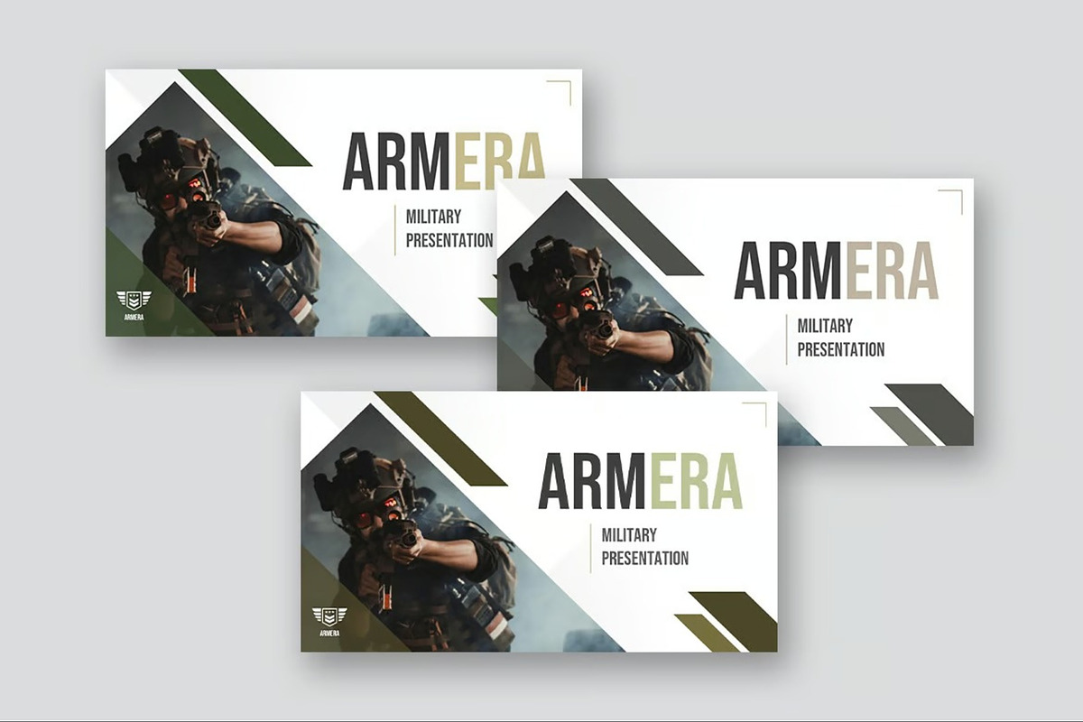 Military Google Slides Templates, a Presentation Template by Fit-tee (Photo 6 of 10)