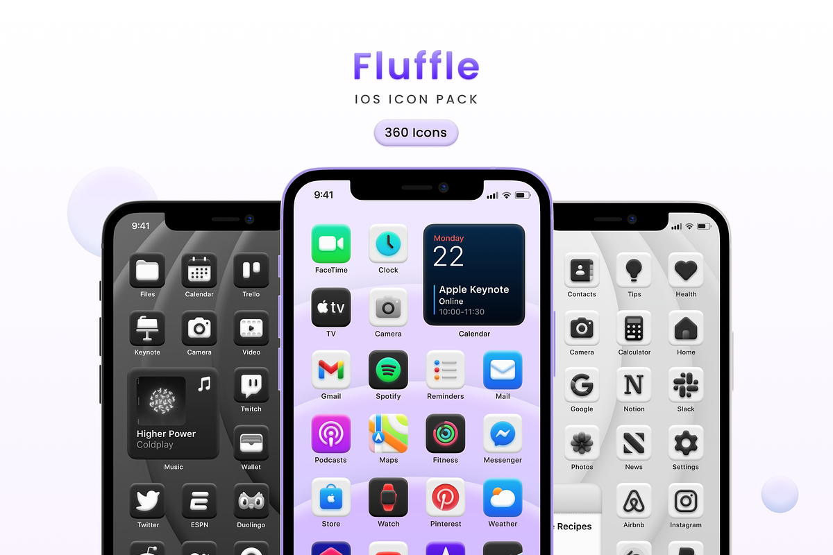 Fluffle iOS Icons, an Icon by KushJain (Photo 1 of 4)