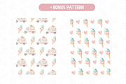 Ice Cream Watercolor Clipart, an Illustration by TatiMockup (Thumbnail 3 of 5)