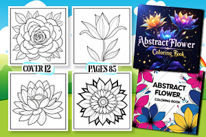 Abstract Flowers Coloring Book, an Arts & Entertainment Photo by Wow Magic
