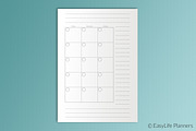 Monthly Planner A5 Printable PDF, a Templates & Theme by EasyLifePlanners (Thumbnail 3 of 3)