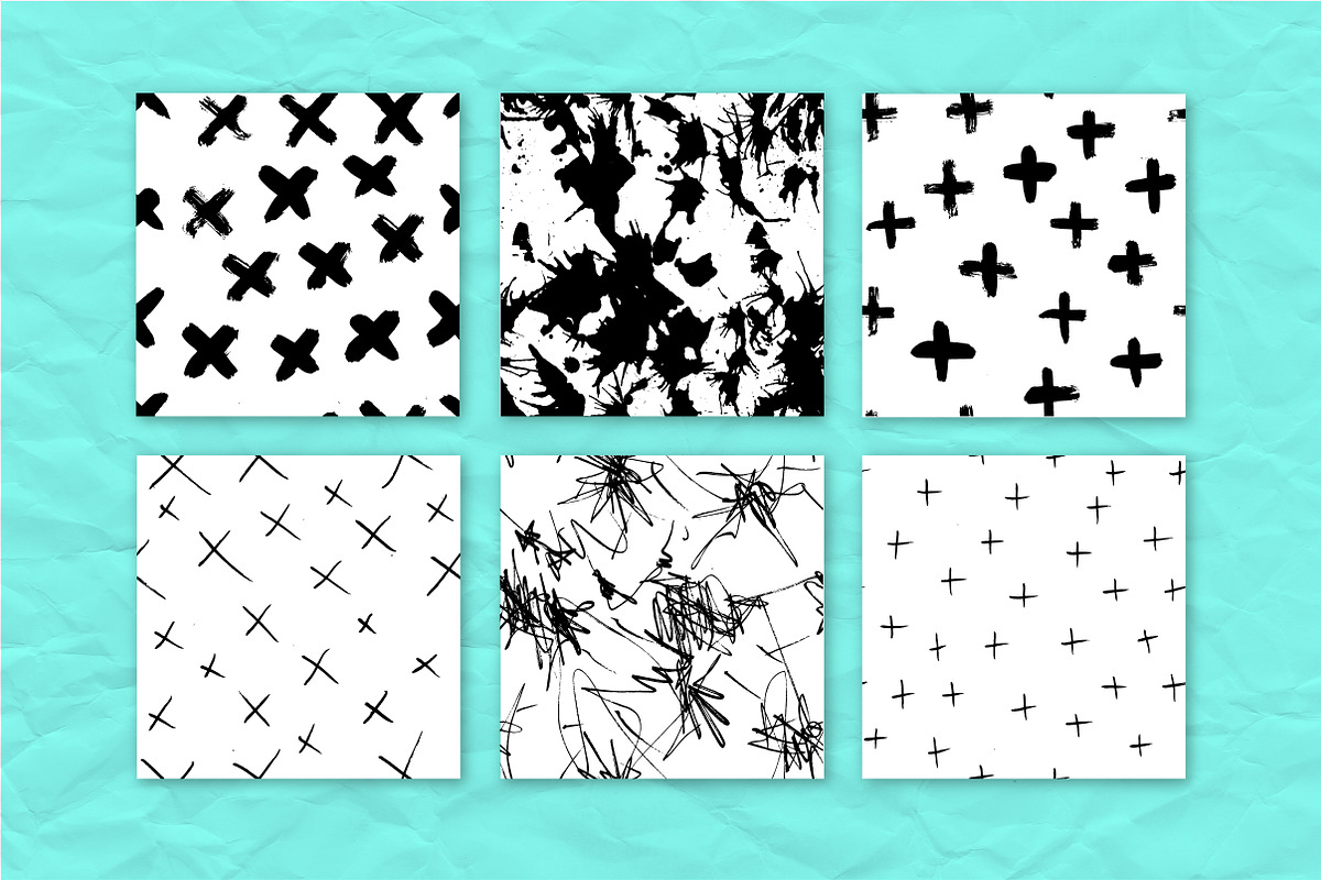 34 ink effect seamless patterns (v3), a Pattern Graphic by AnastasiaFears (Photo 4 of 7)