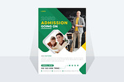 Education Flyer Design For Admission, a Flyer Template by MxVect Stock (Thumbnail 3 of 3)