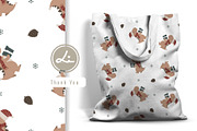 Dinosaur christmas pattern, a Pattern Graphic by lindoet23 (Thumbnail 4 of 4)