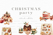 Christmas Party, a Seasonal Illustration by heyiamalice (Thumbnail 3 of 19)