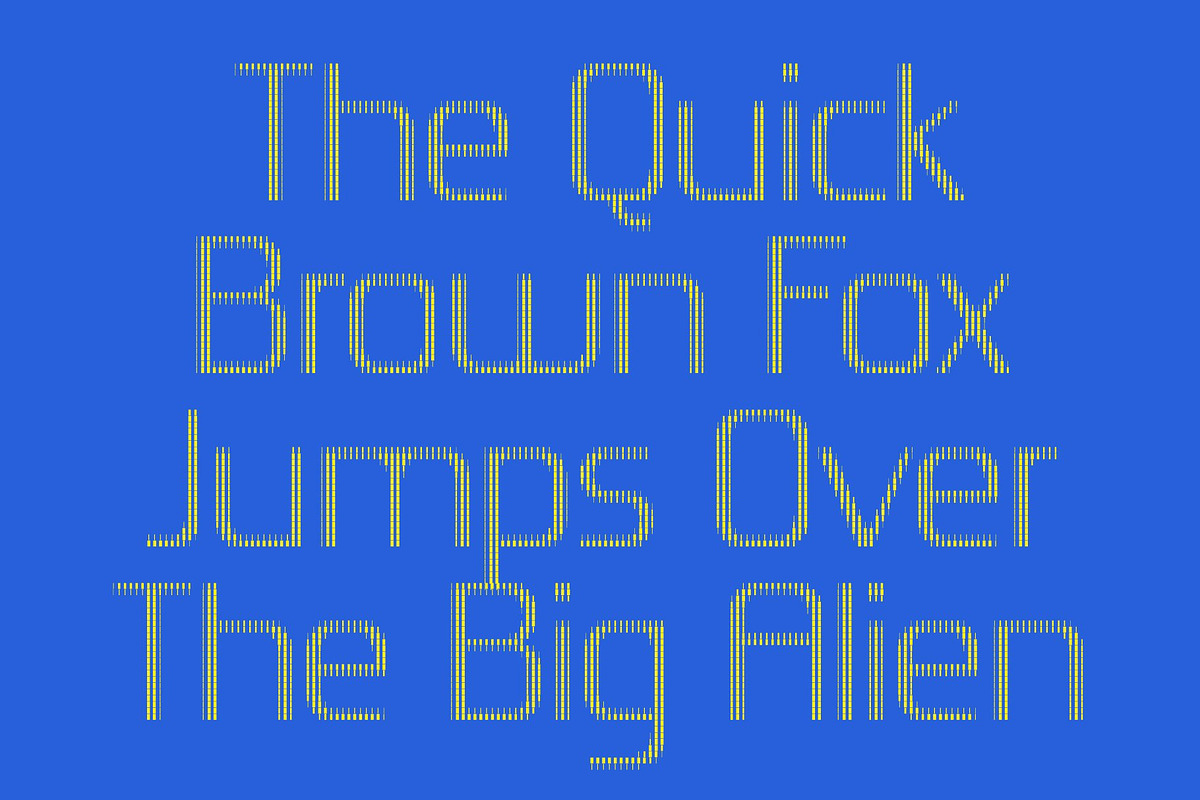 CS Anatole Slitscan, a Sans Serif Font by Craft Supply Co. (Photo 6 of 8)