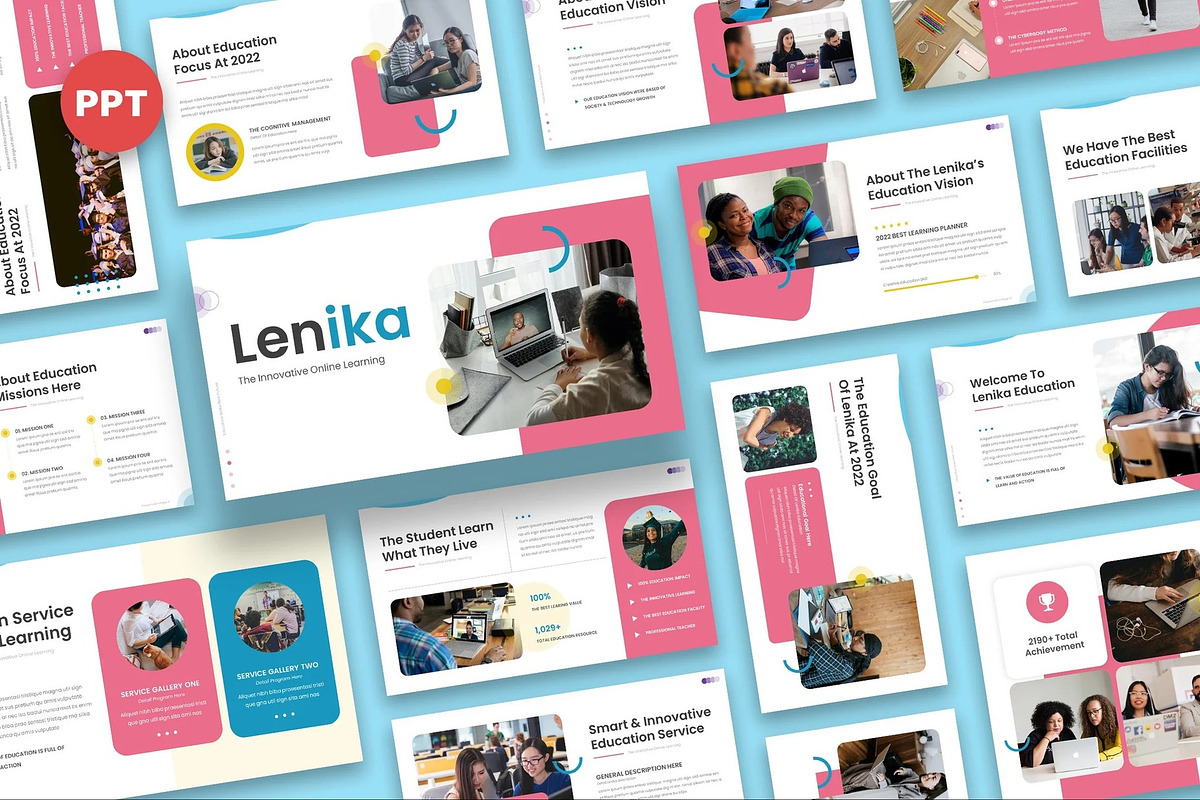Lenika - Education Learning PPoint, a Presentation Template by Fit-tee (Photo 1 of 6)