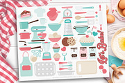 Bakery Kitchen Utensils Clipart, a Food Illustration by MyClipArtStore (Thumbnail 1 of 2)
