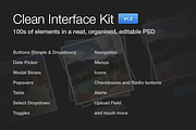 Clean Interface Kit, a Graphic by Haziq Mir (Thumbnail 1 of 2)