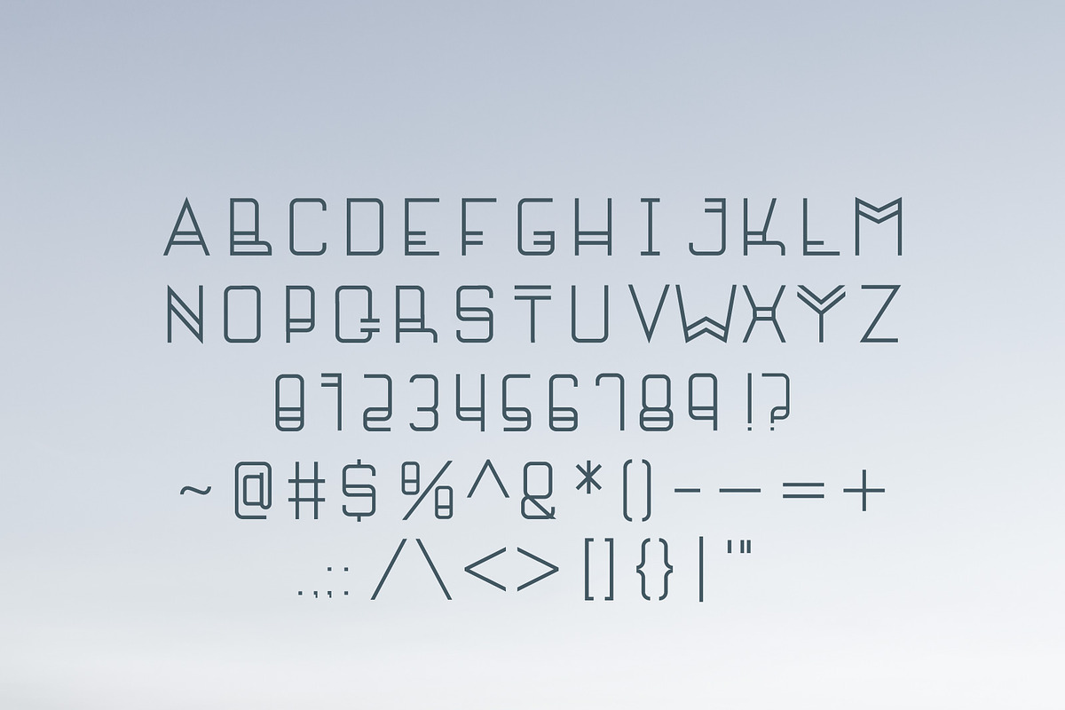 Horizon Font preview 2